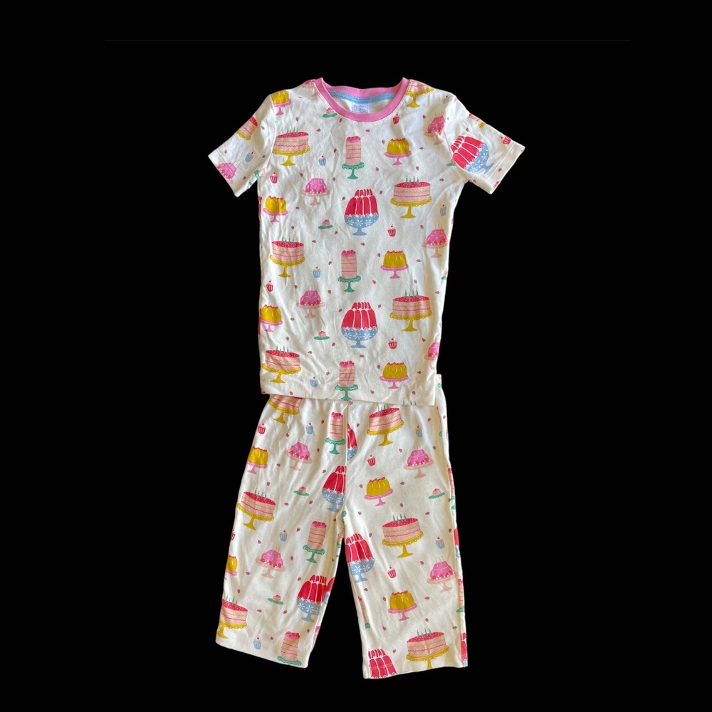 Boden girls short sweets pajamas size 9Y